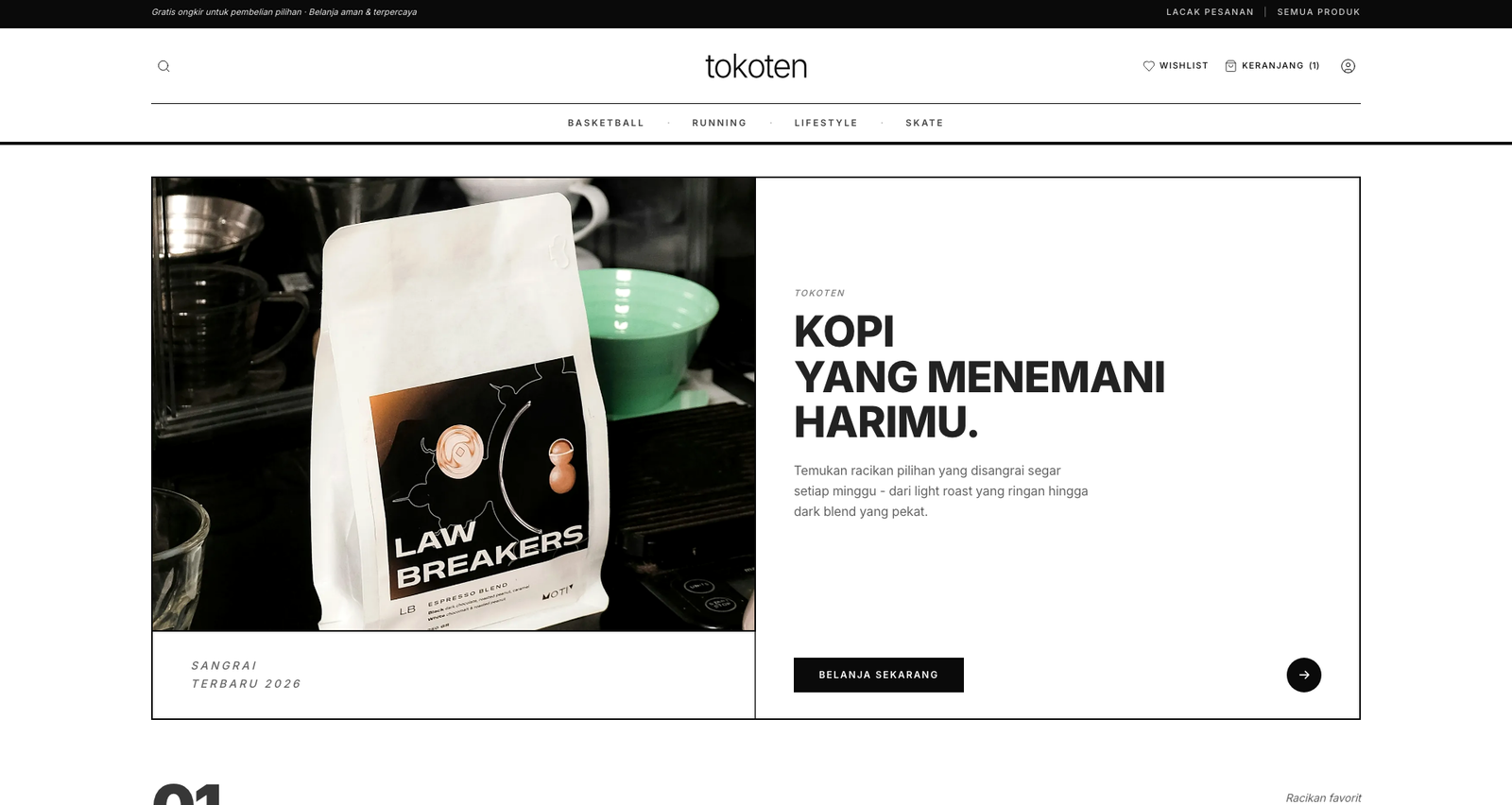 Preview tema Coffee